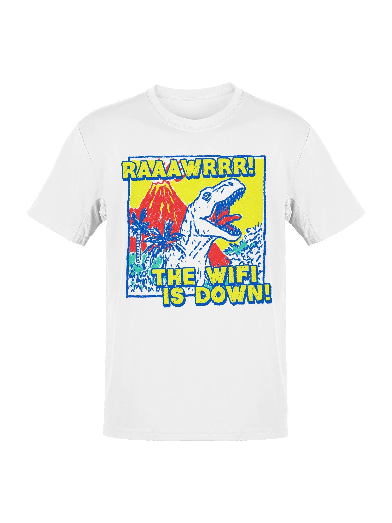 Dinosaur Roar: Lost Wifi Adventure Men's T-Shirt