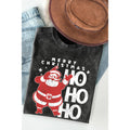 Ho Ho Ho Merry Christmas Mineral Wash T Shirt