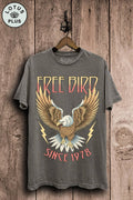 Free Bird Eagle Graphic Top