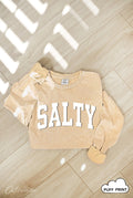 Salty Puff Mineral Washed Long Sleeve Graphic Top