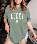 St. Patricks Day Tee, Lucky, Graphic Apparel, Graphic Shirt