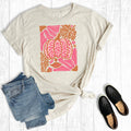 Fall Leopard Pumpkin Floral Graphic Tee