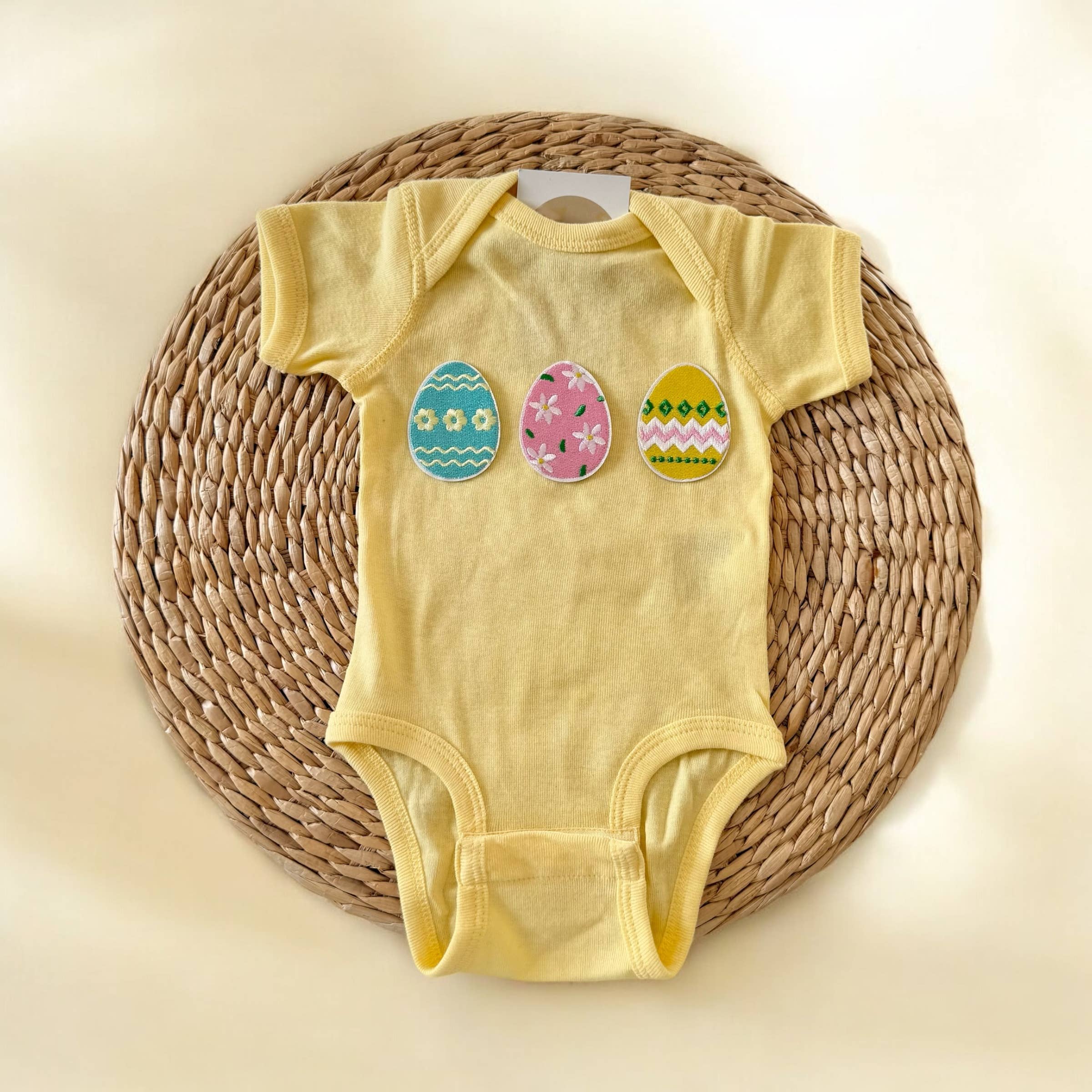 Easter Eggs Baby Bodysuit, Baby Easter Clothes