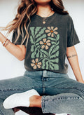 Boho Floral Vintage Cr T-Shirt