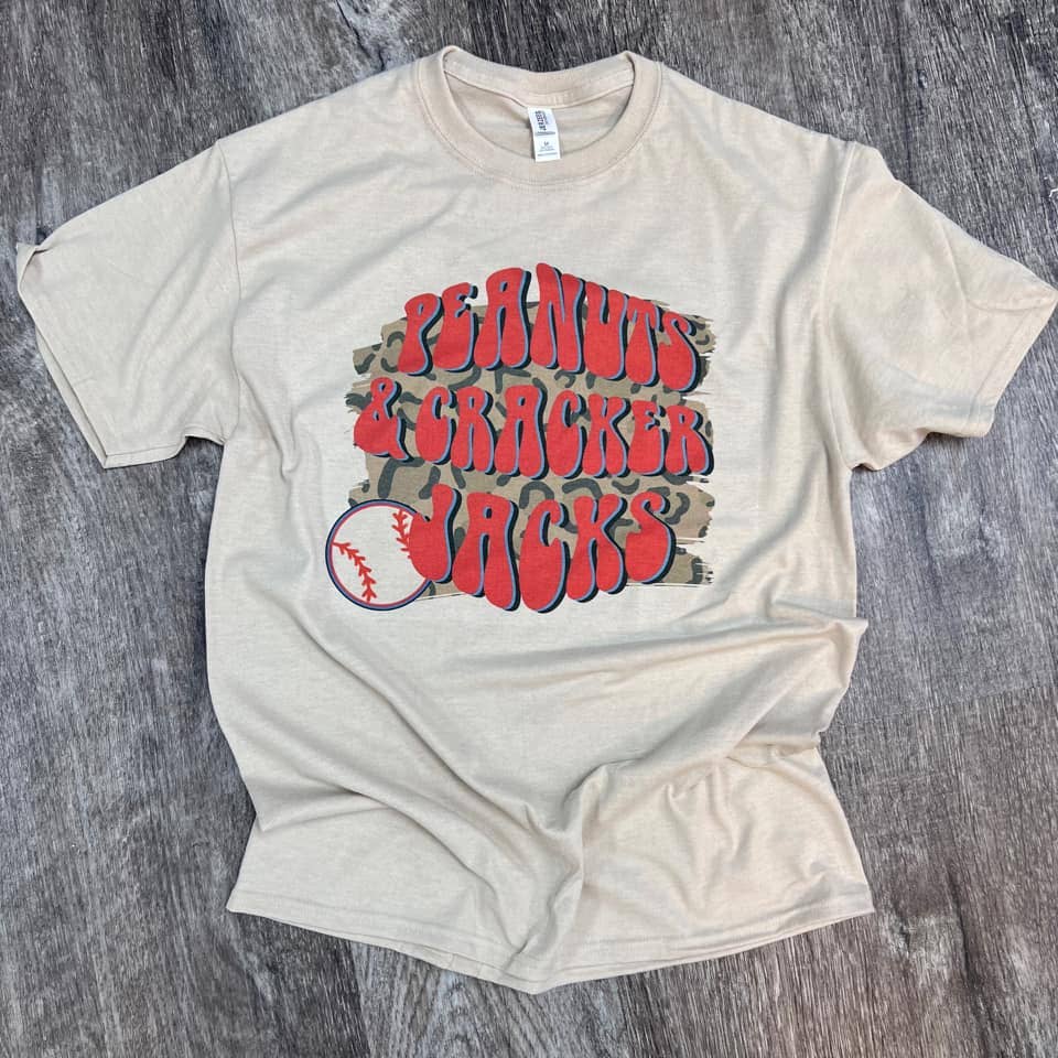 Peanuts & Cracker Jacks On Sand Tee