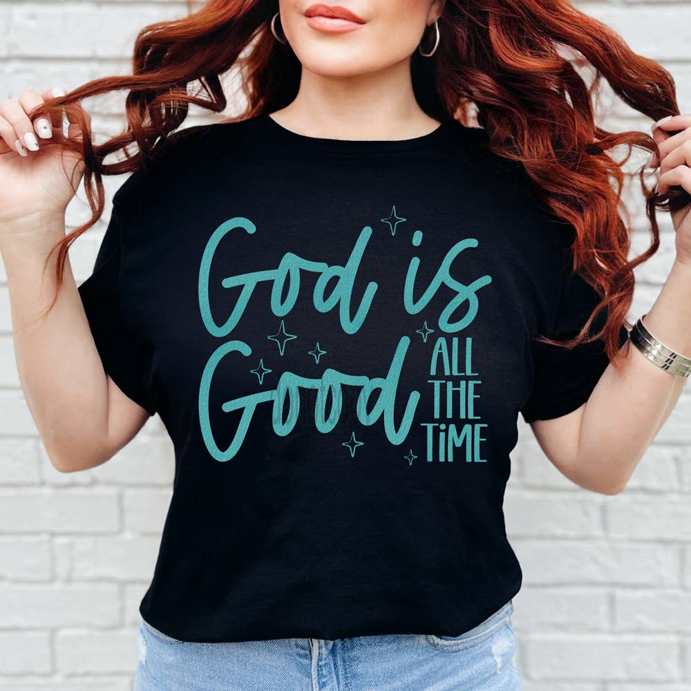 Blue God Is Good All the Time Tee
