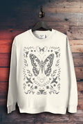 Butterfly Flowers Sweatshirts
