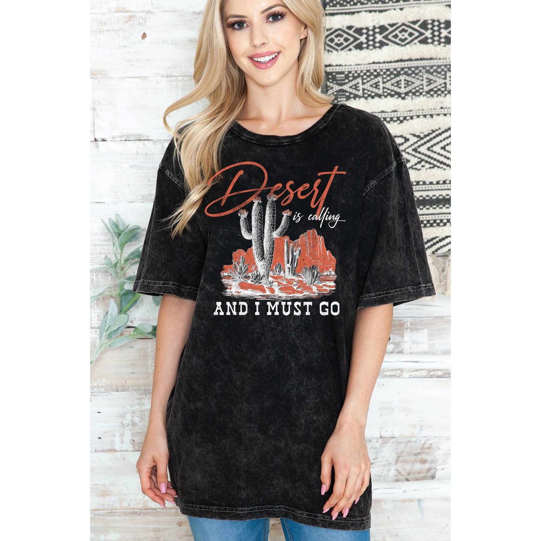 Desert - Unisex Oversized Mineral Wash