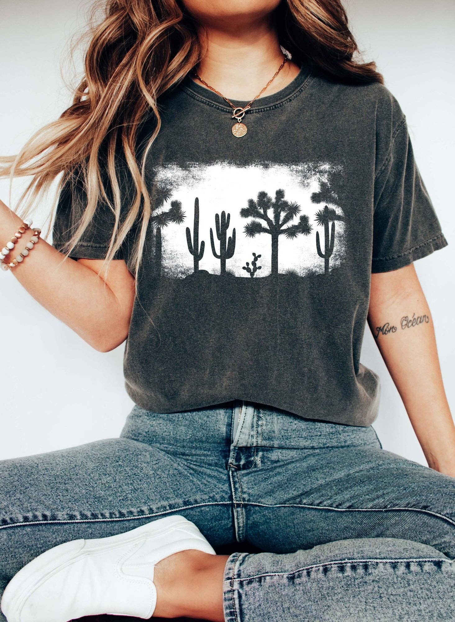 Vintage Nature Desert Silhouette T-Shirt