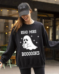 Read More Books, Ghost, Skeleton, Halloween Sweatshirt