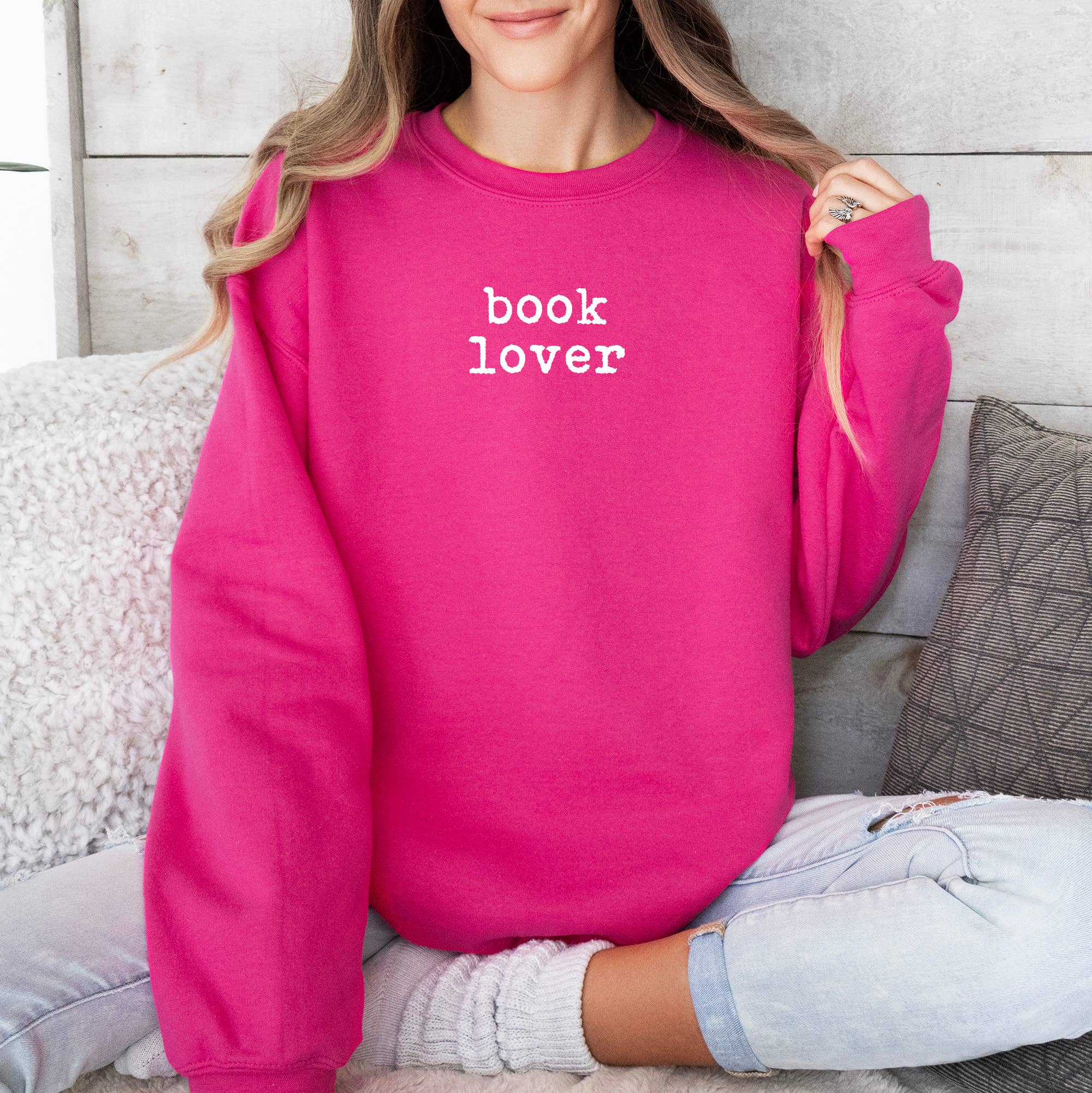 Book Lover Crewneck Sweatshirt - Book Lover Book Store