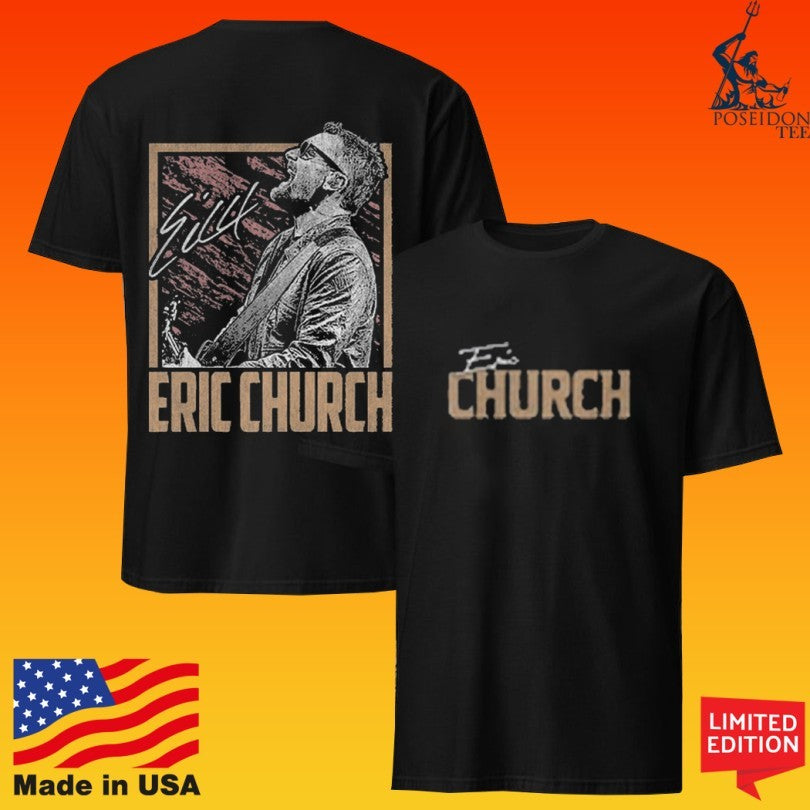 Eric Church Black Photo T-shirt