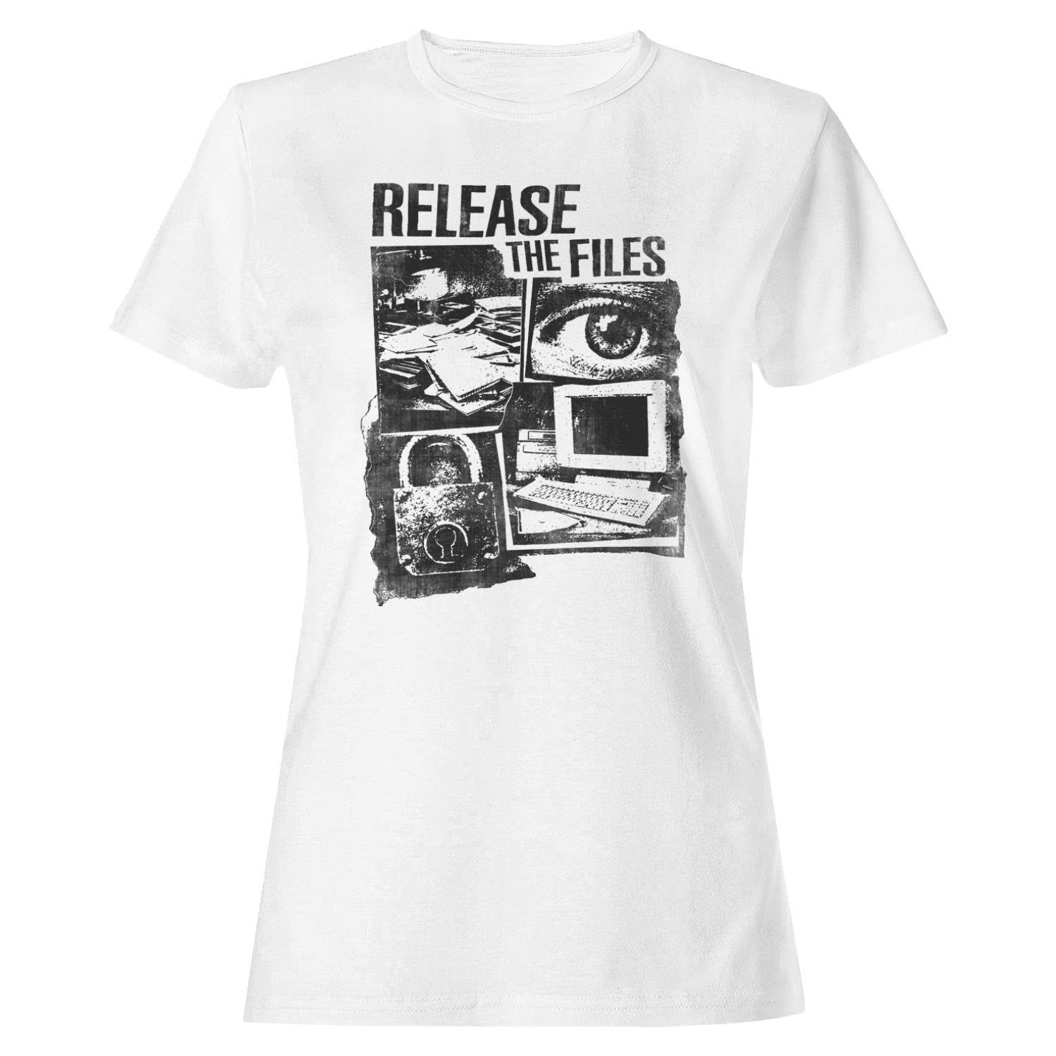 Release the Files Surveillance Graphic Women's T-Shirt