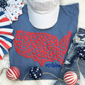 Leopard United States Puff Pigment Dyed Tee