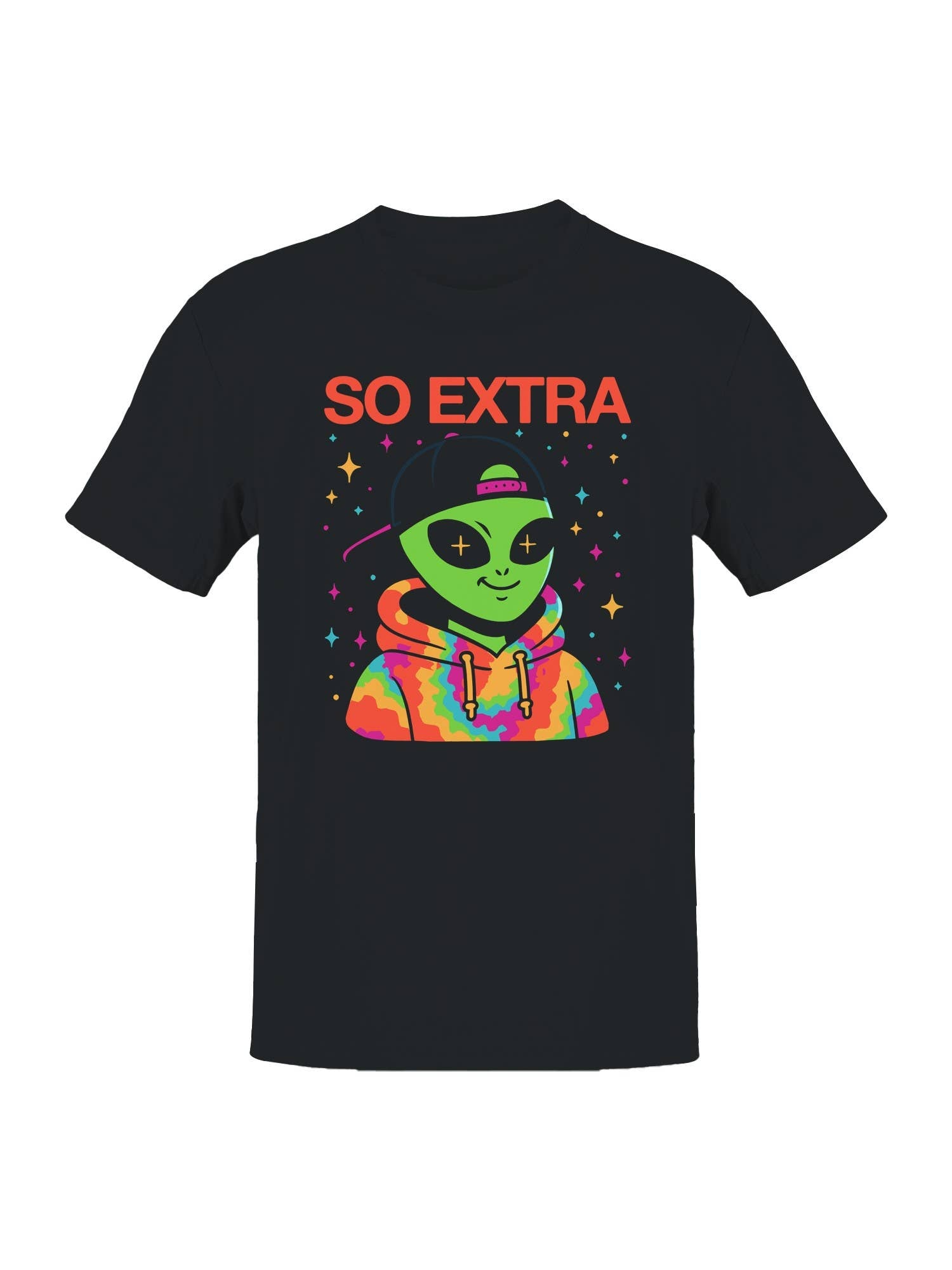 Alien "So Extra" Colorful Style Men's T-Shirt