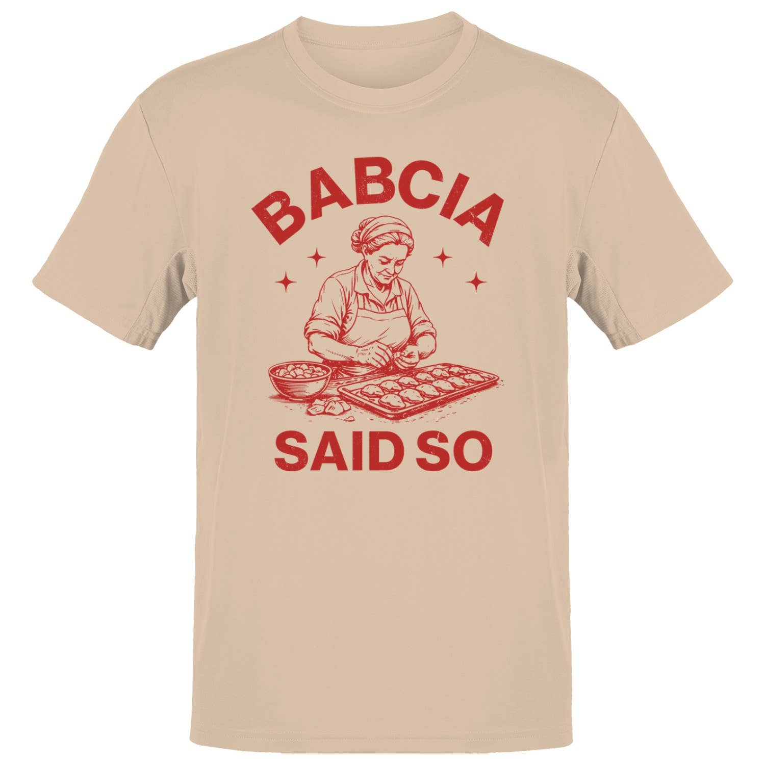Babcia Said So Polish Cooking Art Men's T-Shirt