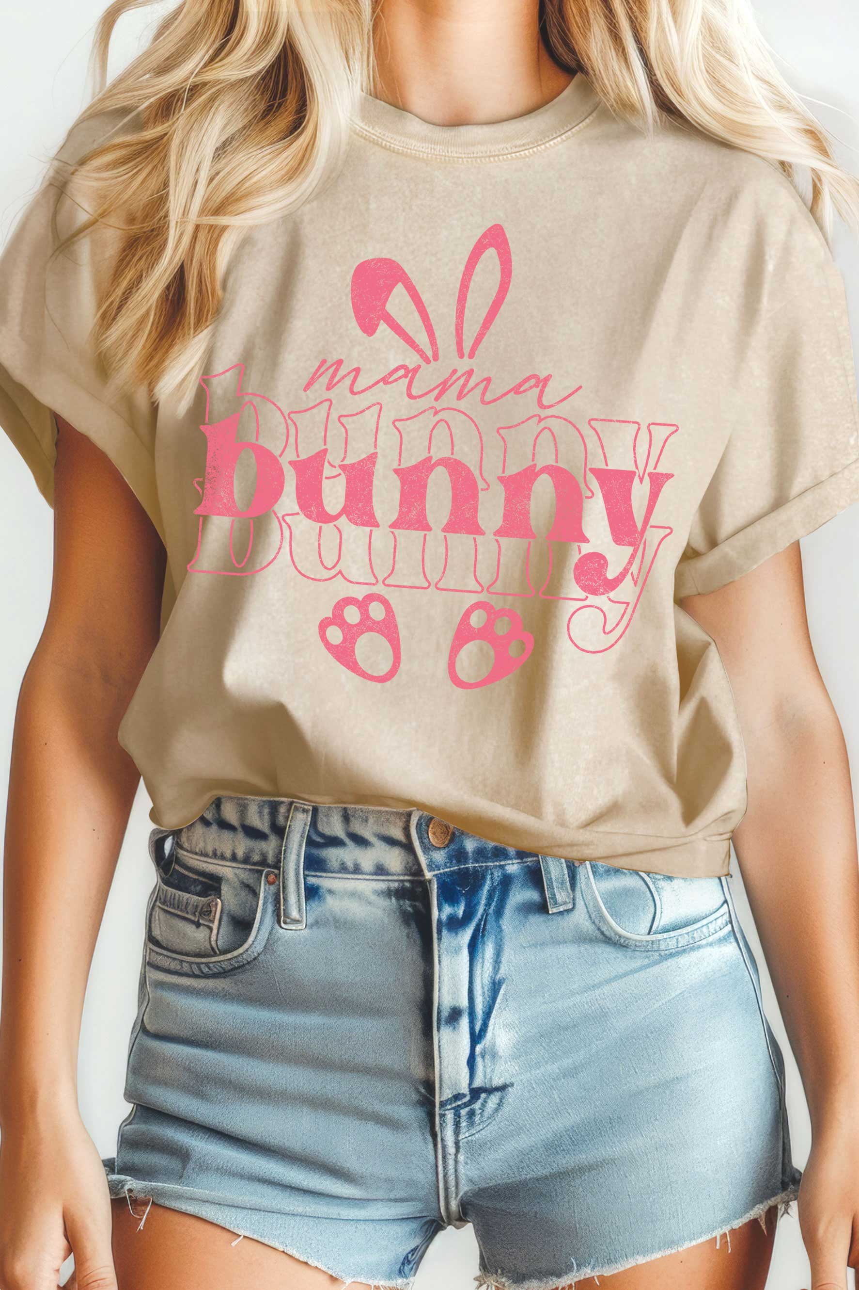 Mama Bunny Mineral Graphic Tshirts