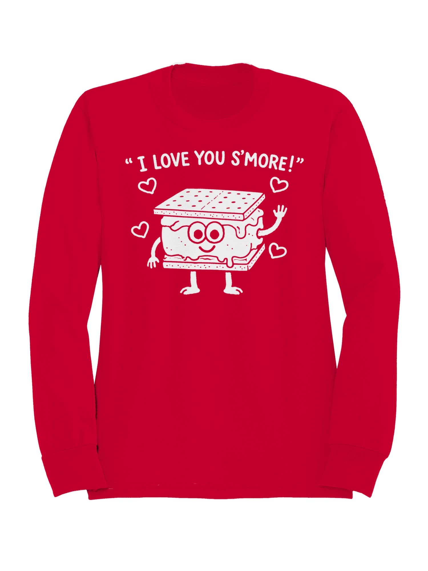 Cute S'mores Love Cartoon Design Men's Sweatshirt