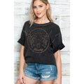 Howdy Oversize Mineral Wash T Shirt