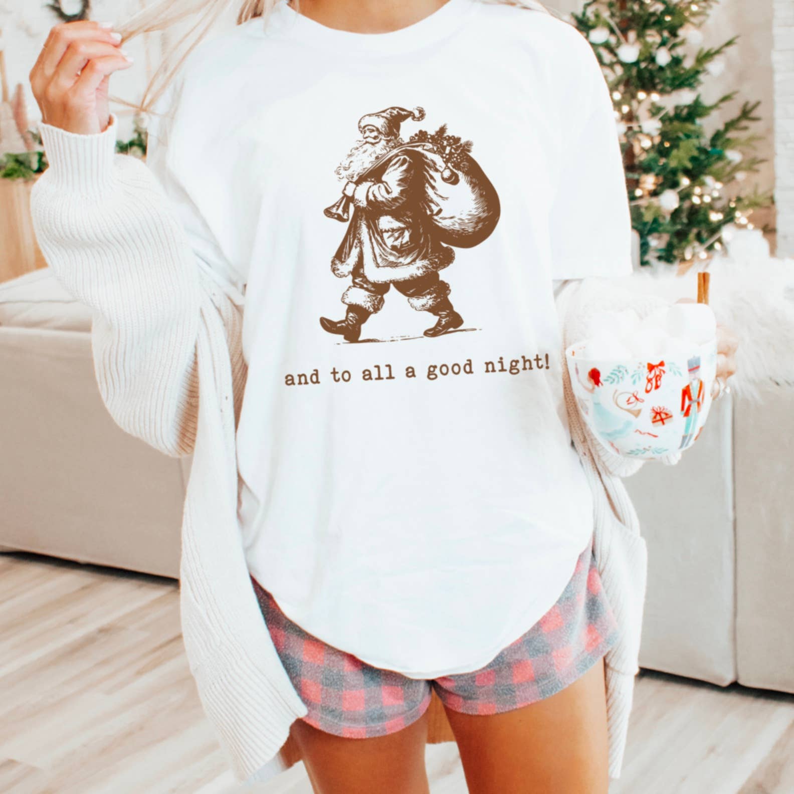And To All A Goodnight  Gildan Graphic Tee