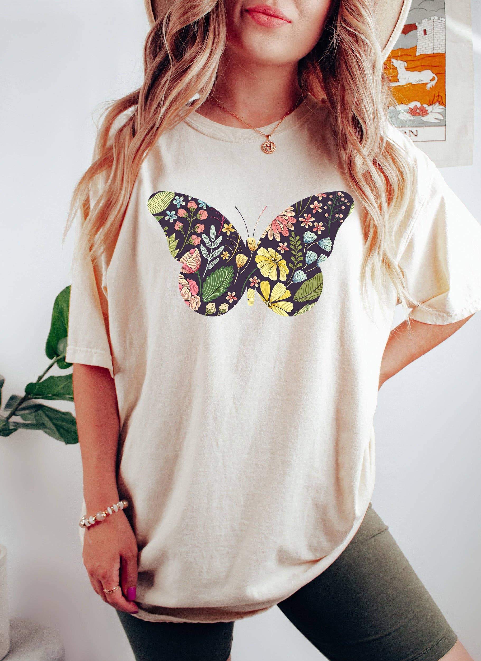 Floral Butterfly Nv T-Shirt