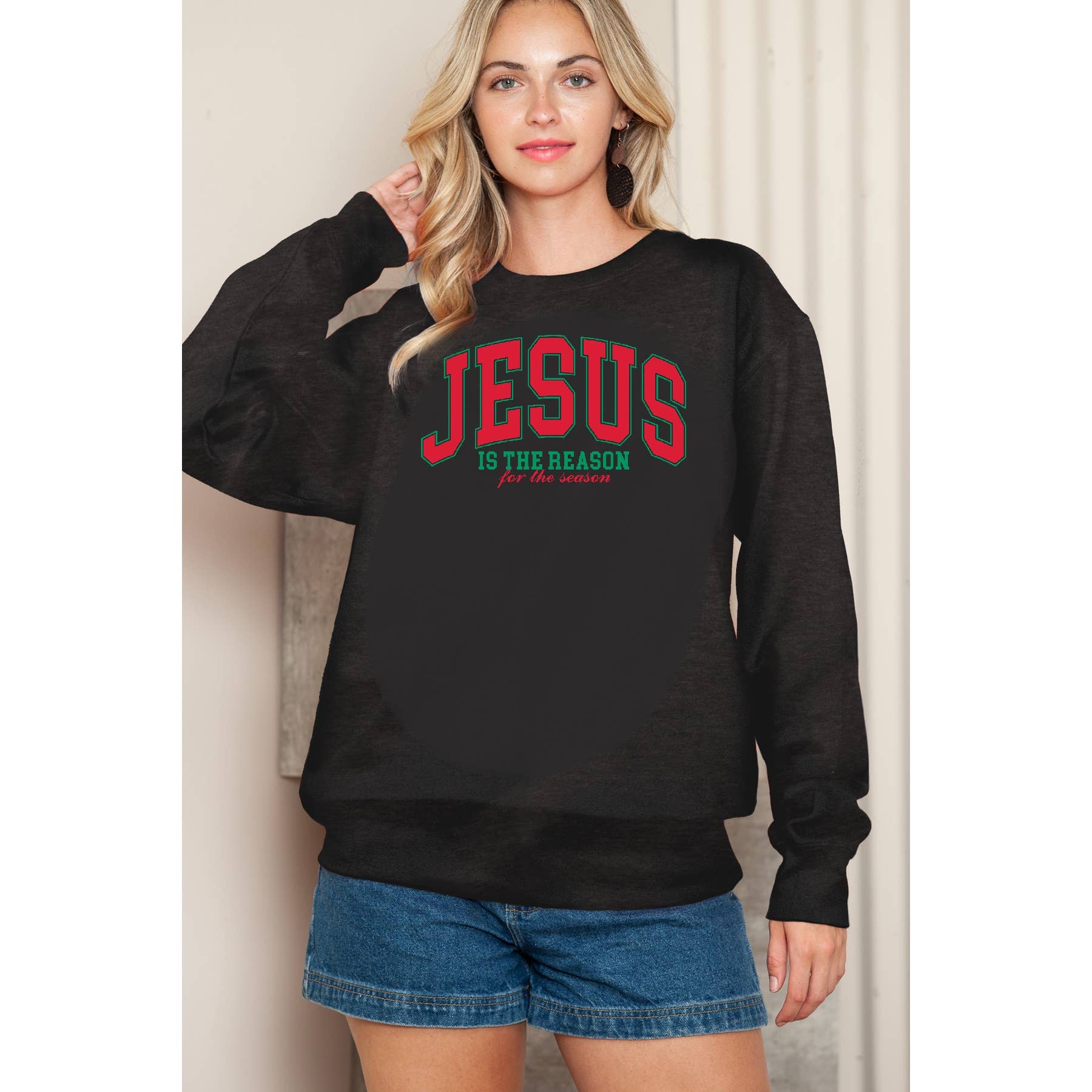 Jesus Is the Reason For the Season Crewneck Sweatshirt
