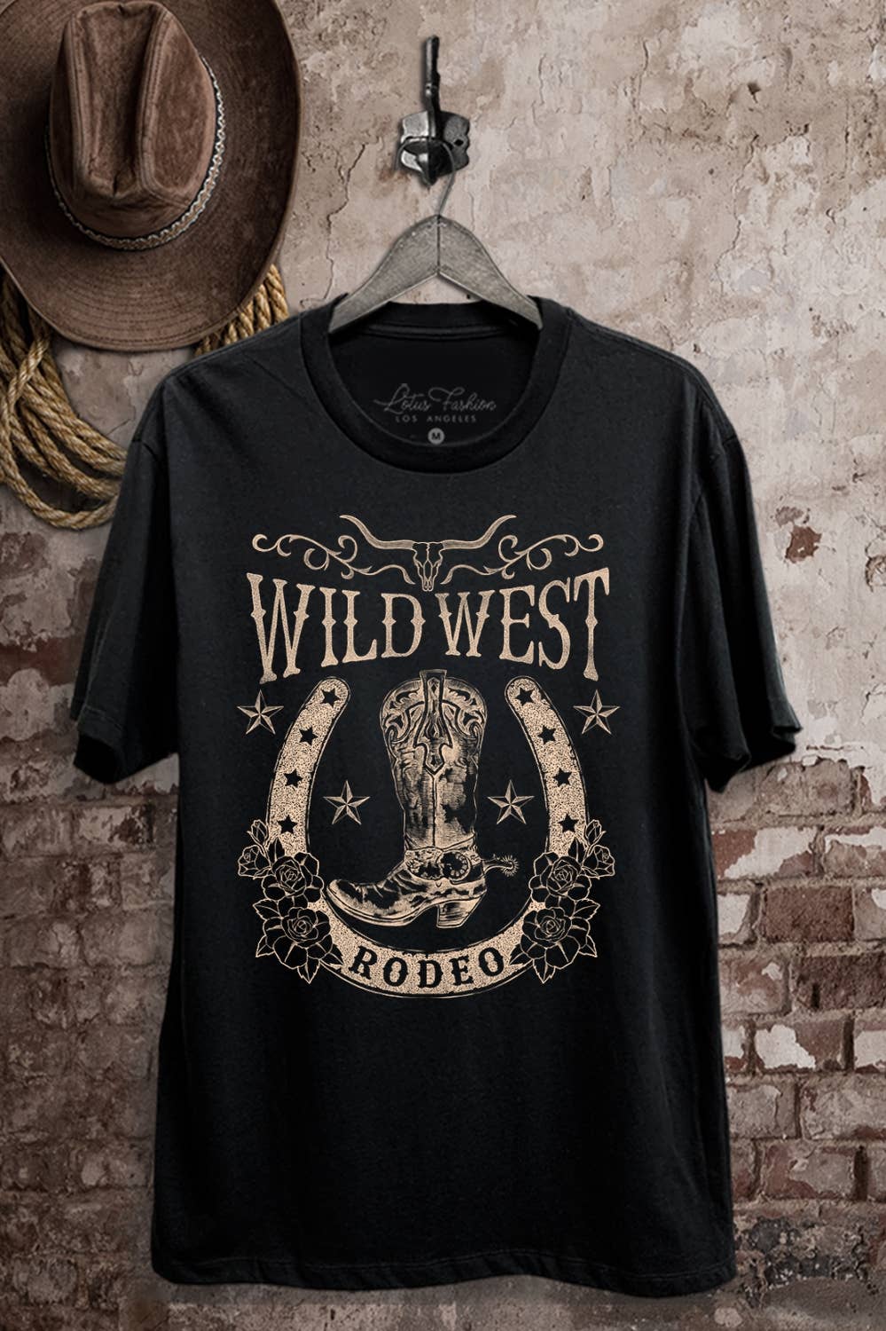 Wild West Rodeo Graphic Top