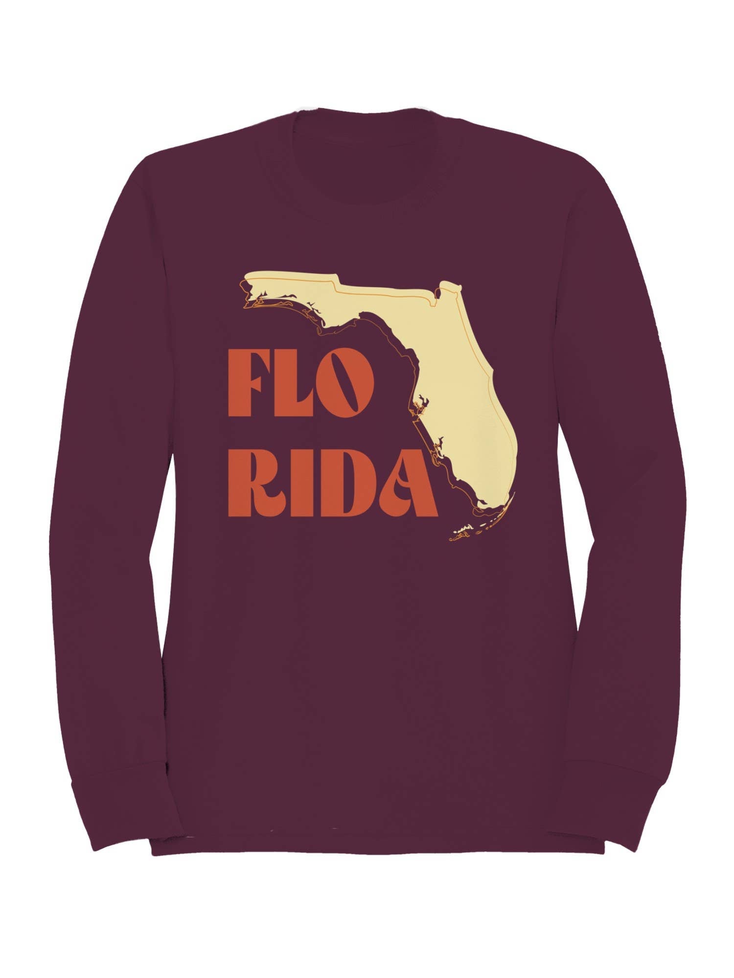 Florida State Map Illustration Men's Sweatshirt
