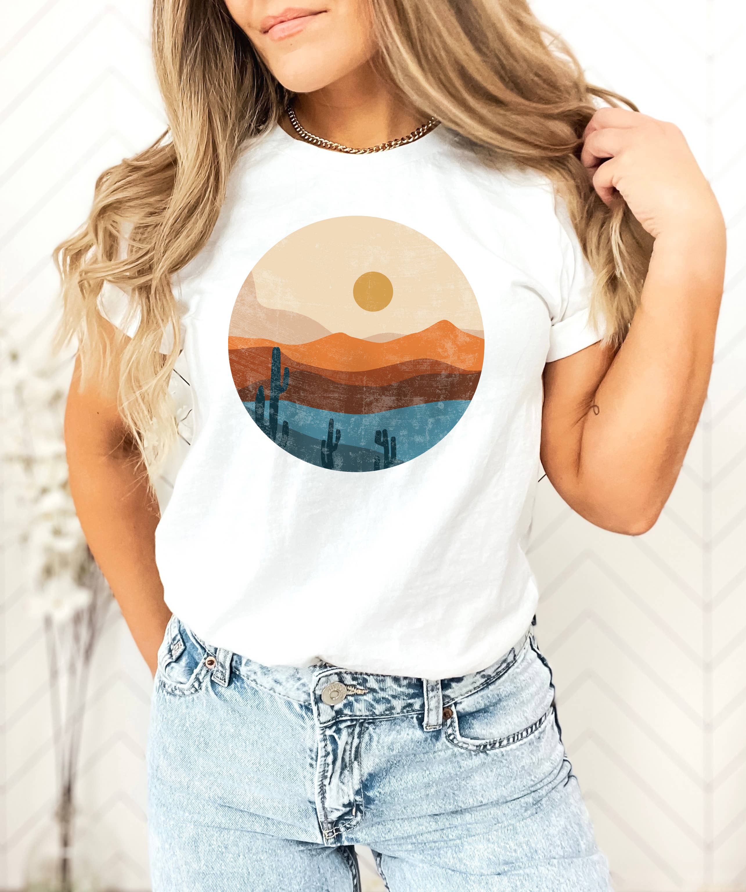 Desert Sunset Landscape Tee | Outdoor | Sizes XS-2XL