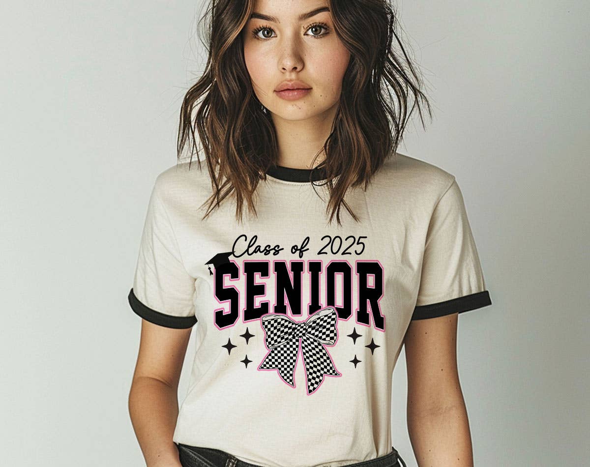 Class of 2025 - Senior Graduation Ringer T-Shirt