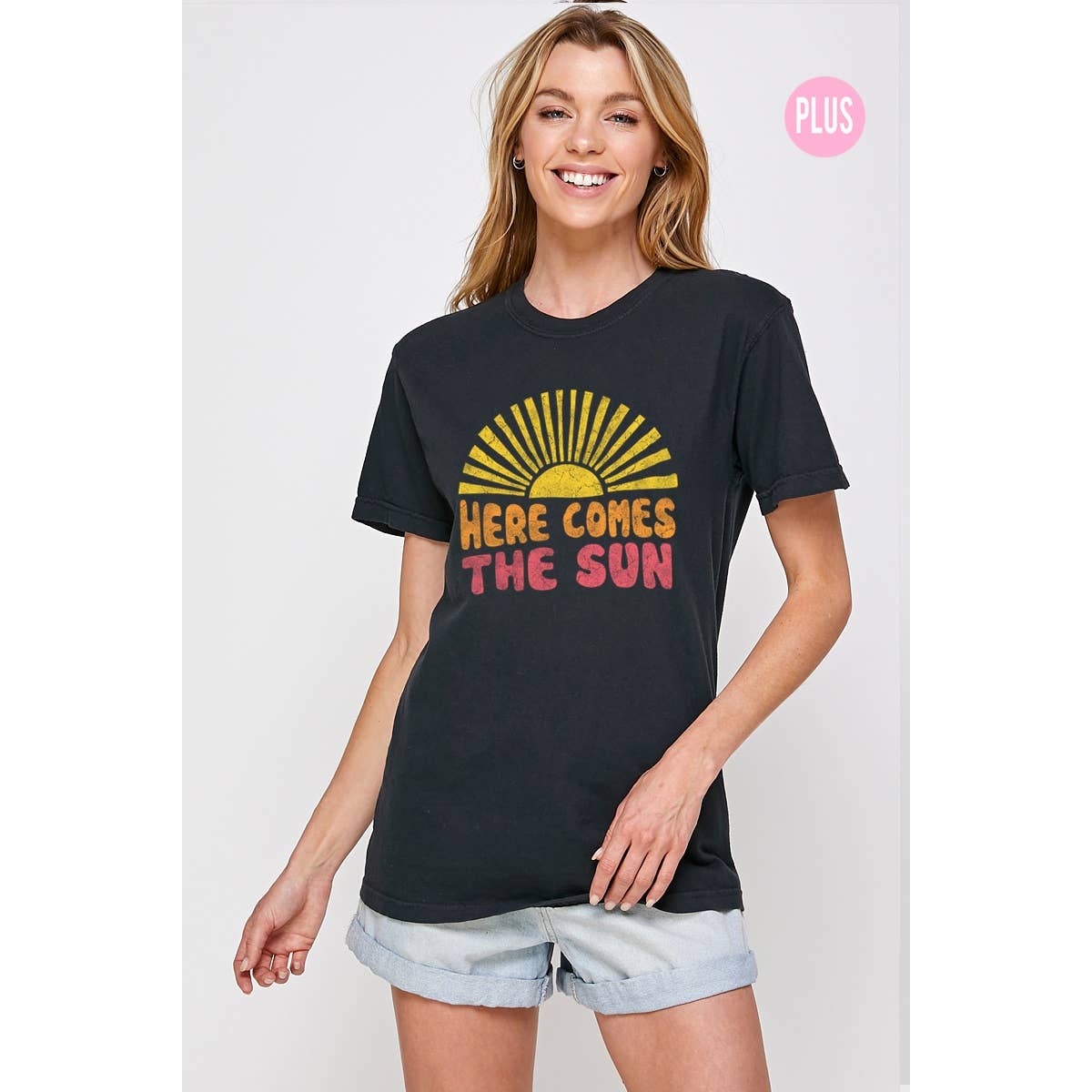 Here Comes the Sun  Graphic Tee Plus