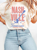 Nashville Guitar Music City Graphic Tshirts