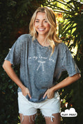 In My Lover Era. Puff Oversized Graphic Top