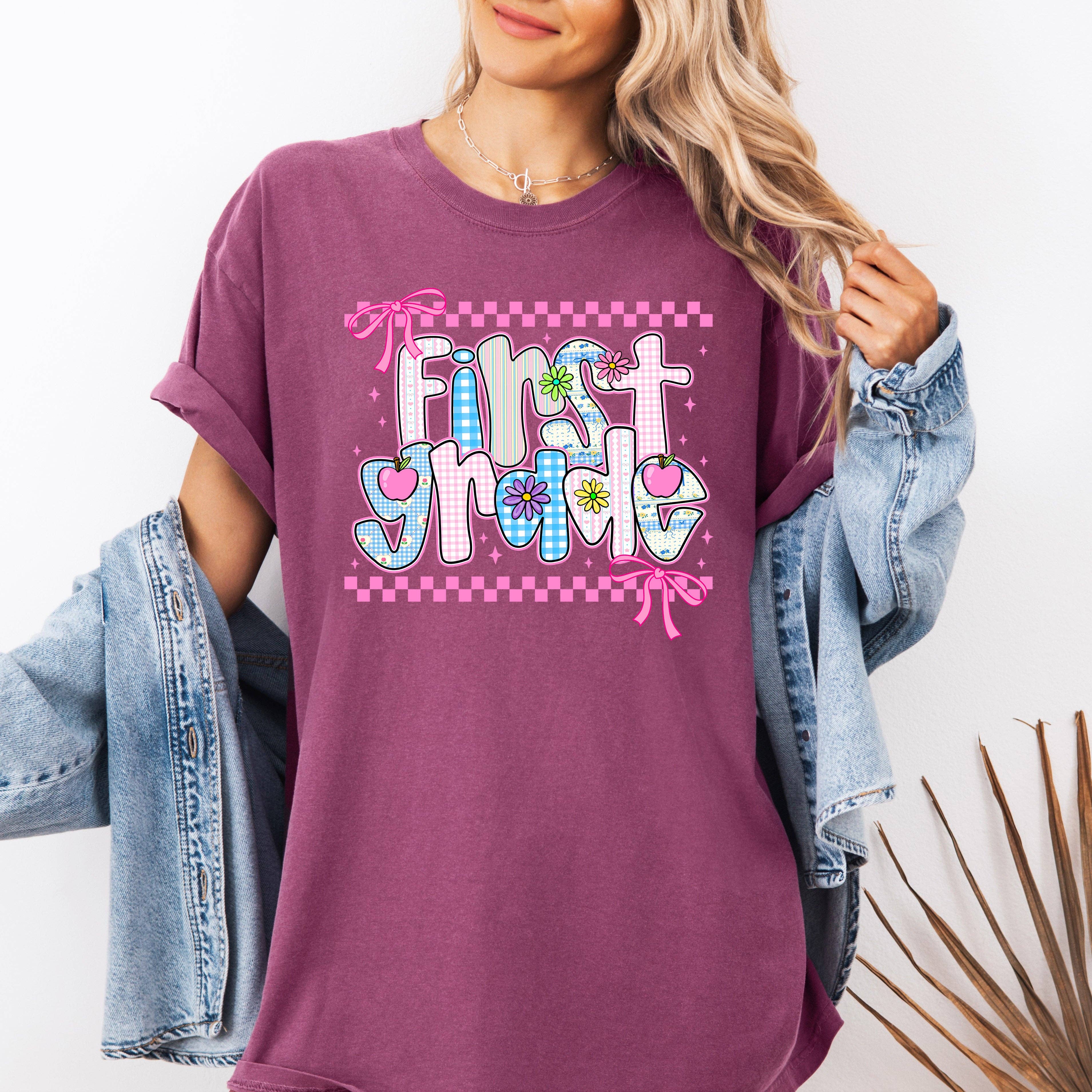 First Grade Teacher, Back To School T-Shirt