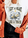 I Got A Heart Like A Truck Graphic Tshirts