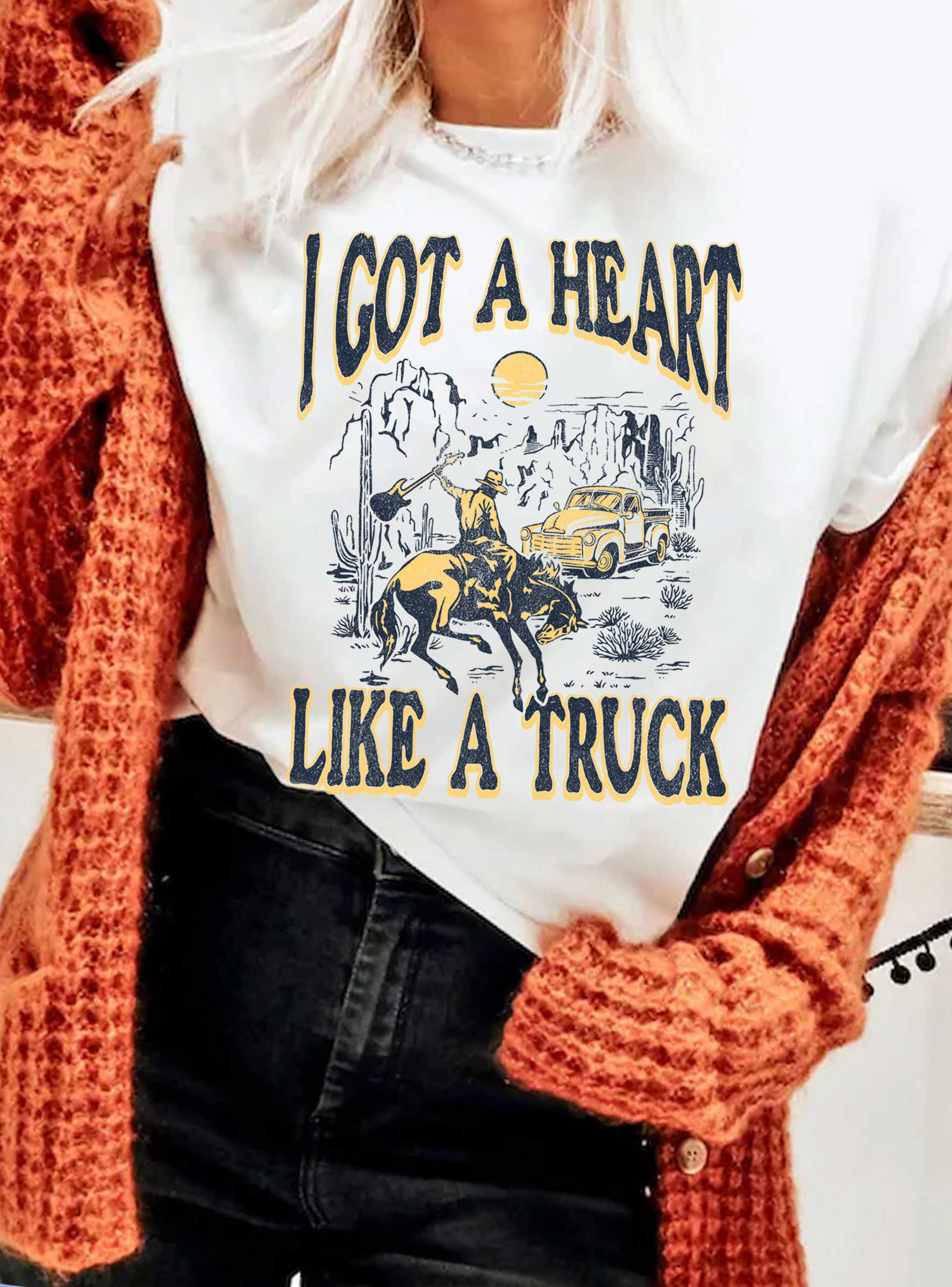 I Got A Heart Like A Truck Graphic Tshirts