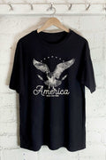 America Wild and Free-Oversized Tee