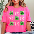 Coquette Clover St. Patricks Day Graphic Tee | Comfort Color