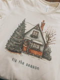 Tis the Season Green Tee Holiday Graphic Tees