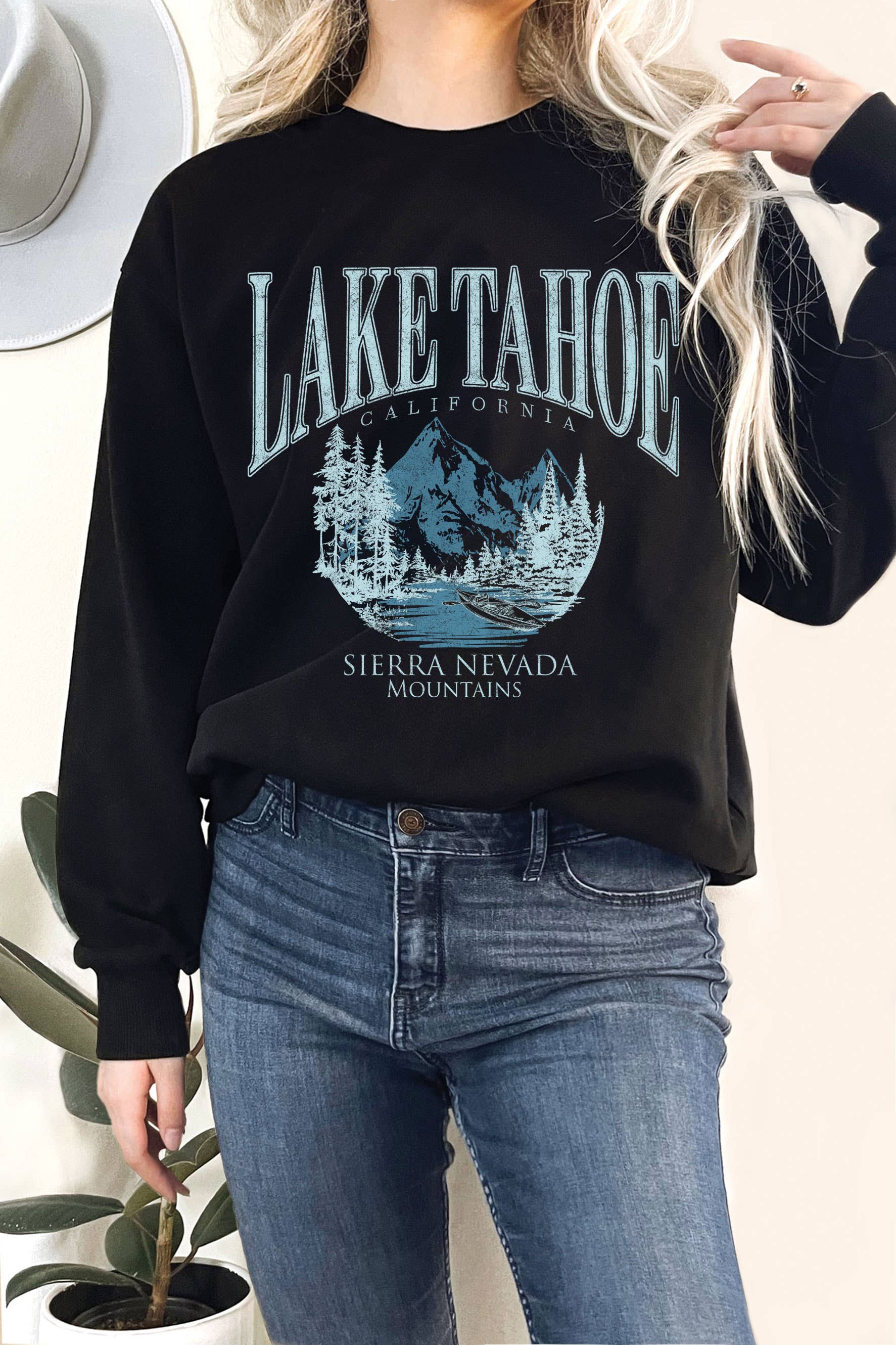 Lake Tahoe California Graphic Terry Sweatshirts