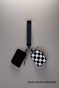 ,,,....0810 Dual Pouch Wristlet Keychain Wallet SI-26443