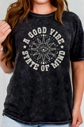 A Good Vibe State of Mind Mineral Graphic Thsirts