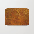 Vintage Copper Rust, Minimalist Art Bath Mat Gallery Image 1