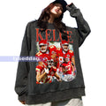Travis Kelce Vintage Washed Tee - Tight End Graphic