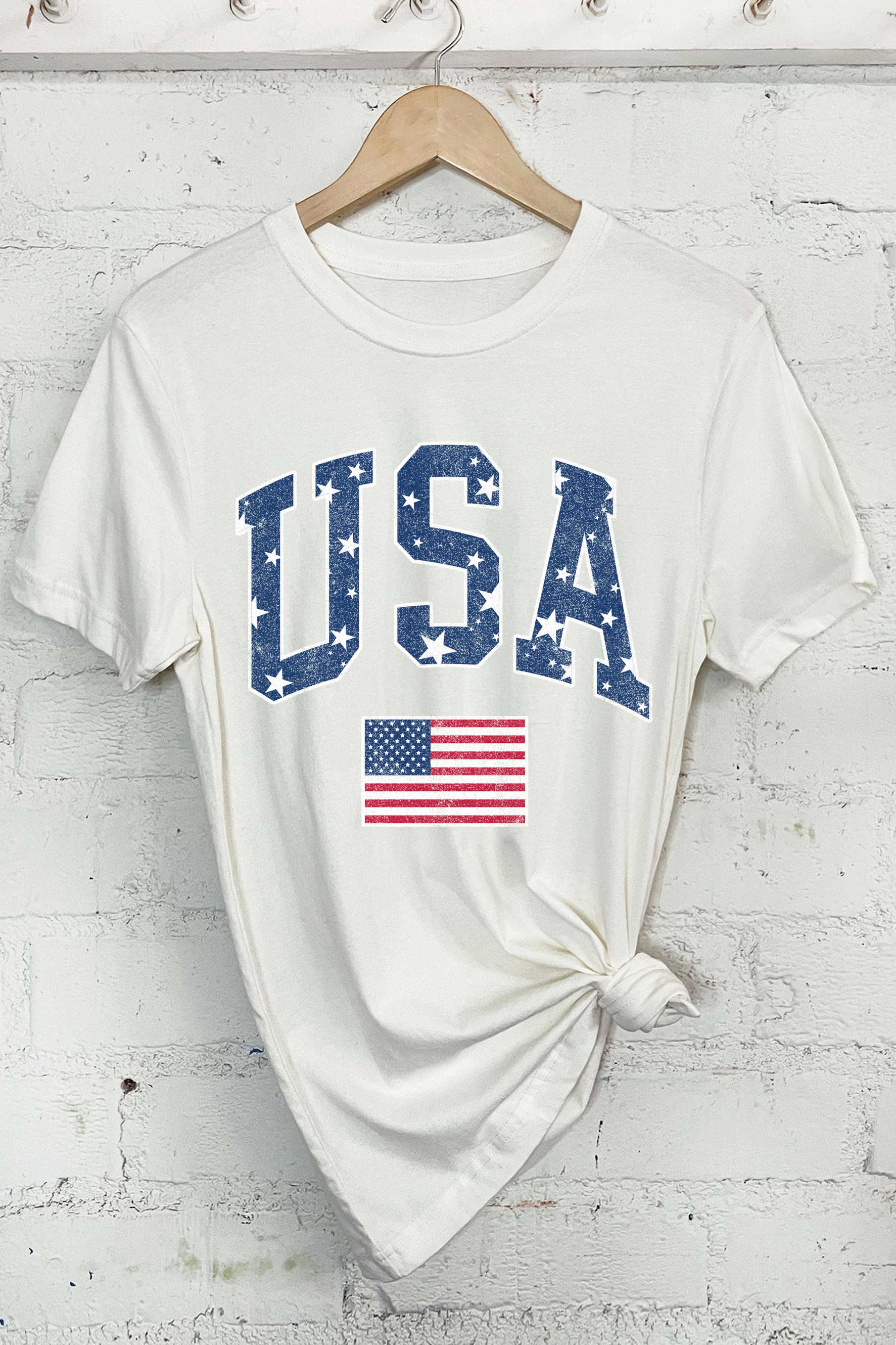 America Star Flag Graphic Tshirts
