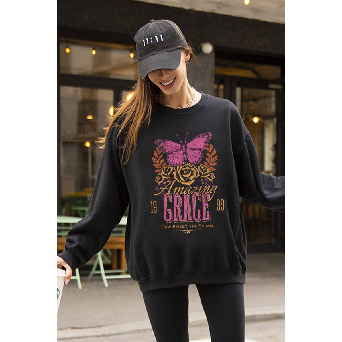 Amazing Grace Vintage Graphic  Sweatshirts