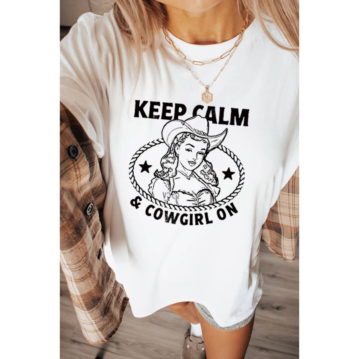 Cowgirl Era Western Vintage Graphic Oversized Tee