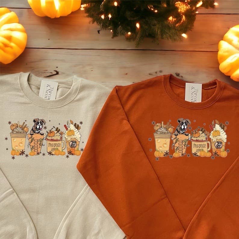 Dog Fall Sweatshirt | Dog Mom Sweatshirt