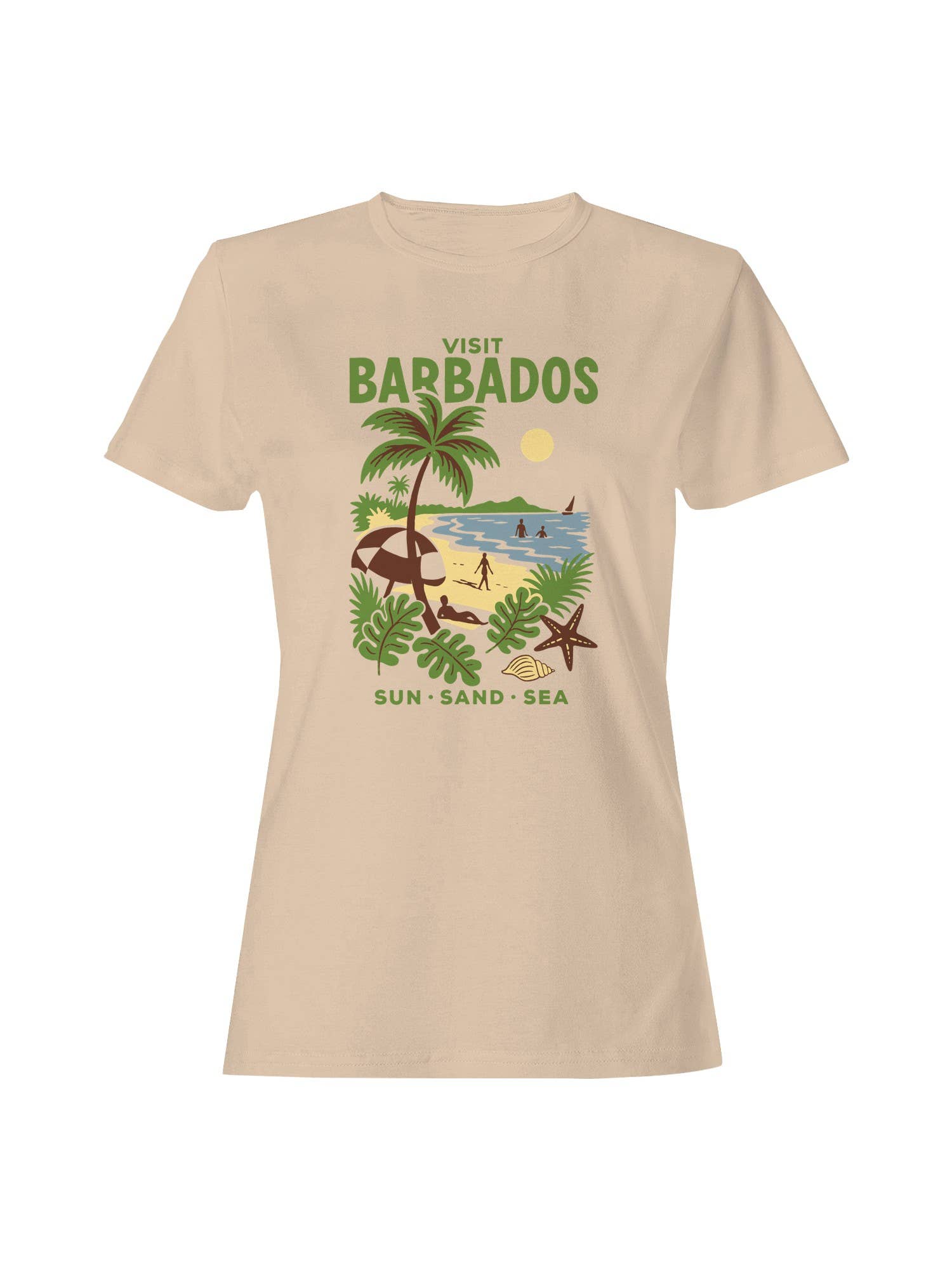 Visit Barbados: Sun, Sand, Sea Women's T-Shirt