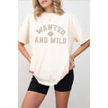 Wanted and Wild Vintage Graphic Oversized Tee